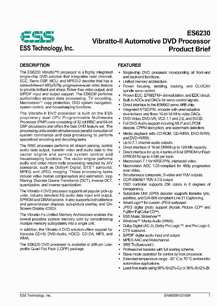 ES6230SF_332648.PDF Datasheet