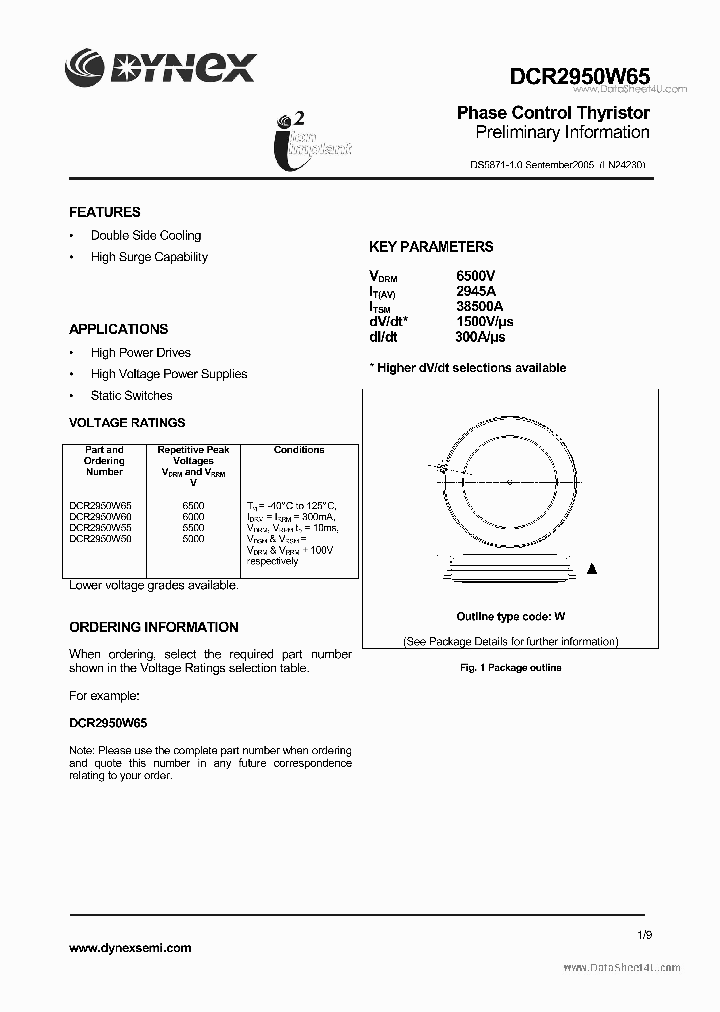 DCR2950W65_208777.PDF Datasheet