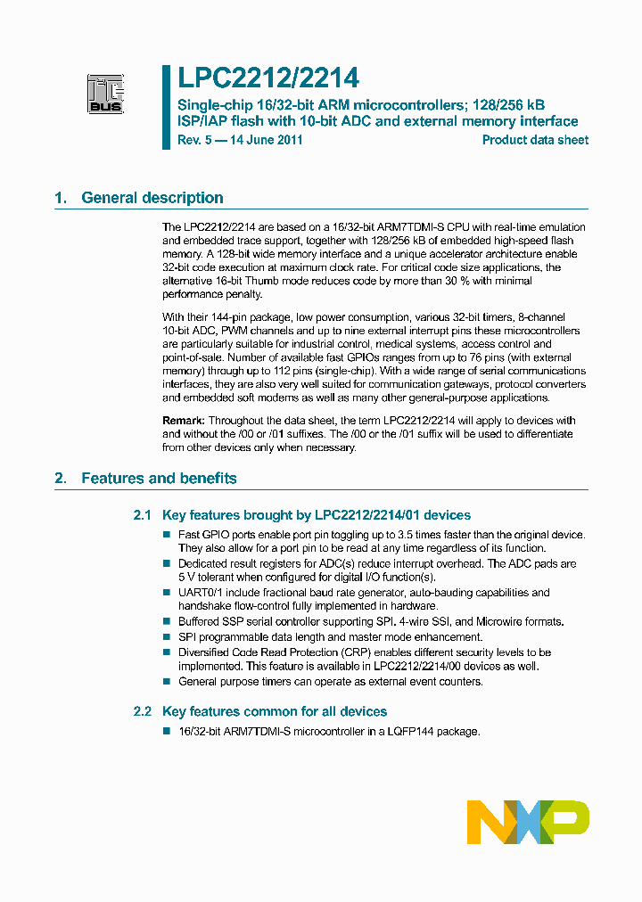 LPC2212FBD144_518246.PDF Datasheet