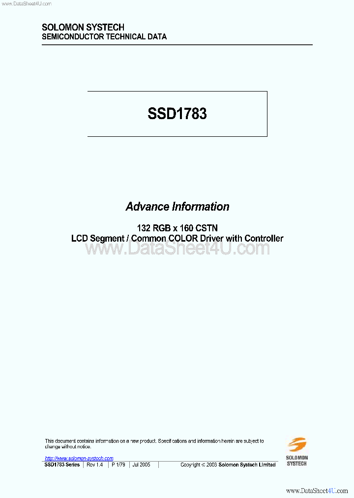 SSD1783_211065.PDF Datasheet