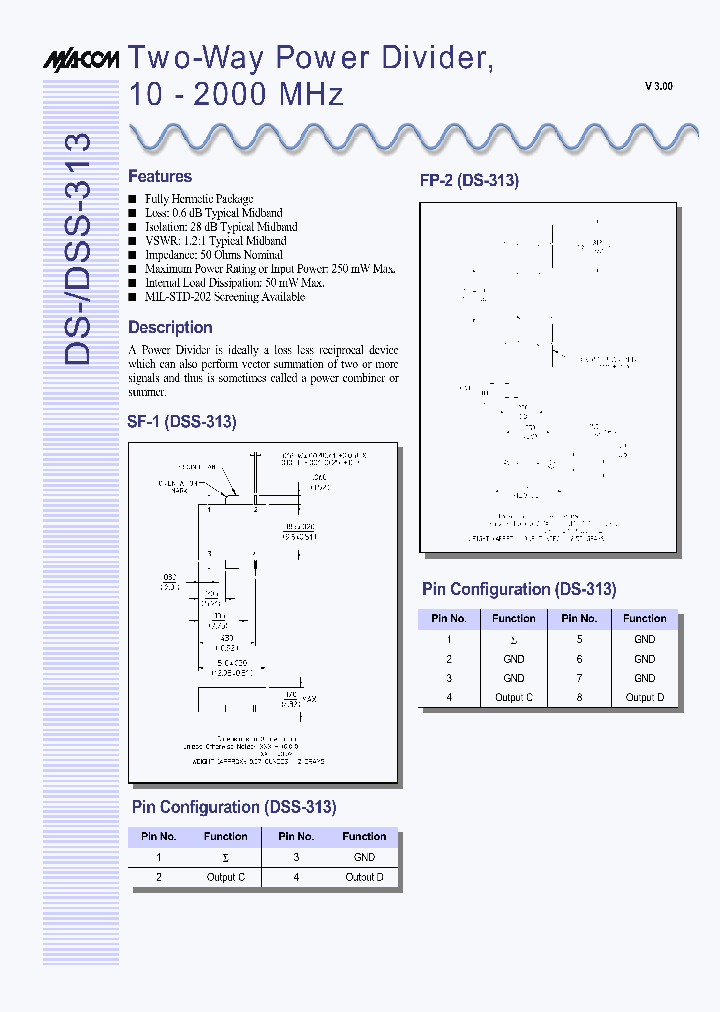 DS-313PIN_333241.PDF Datasheet
