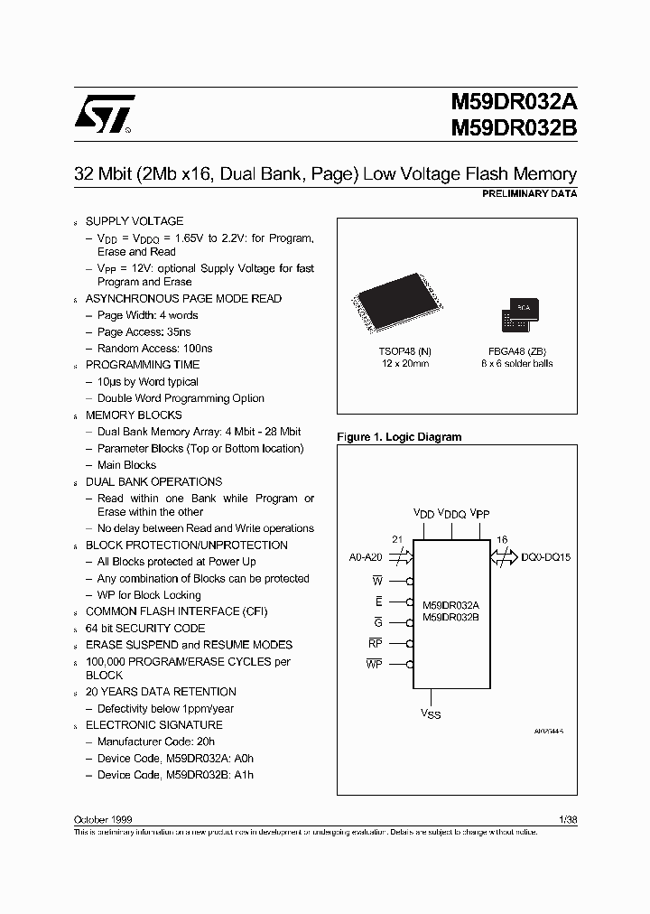 M59DR032A_212576.PDF Datasheet