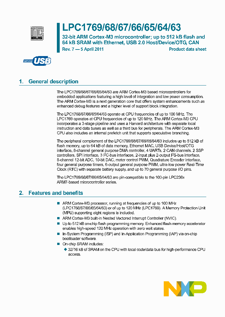 LPC1768FET100_533736.PDF Datasheet