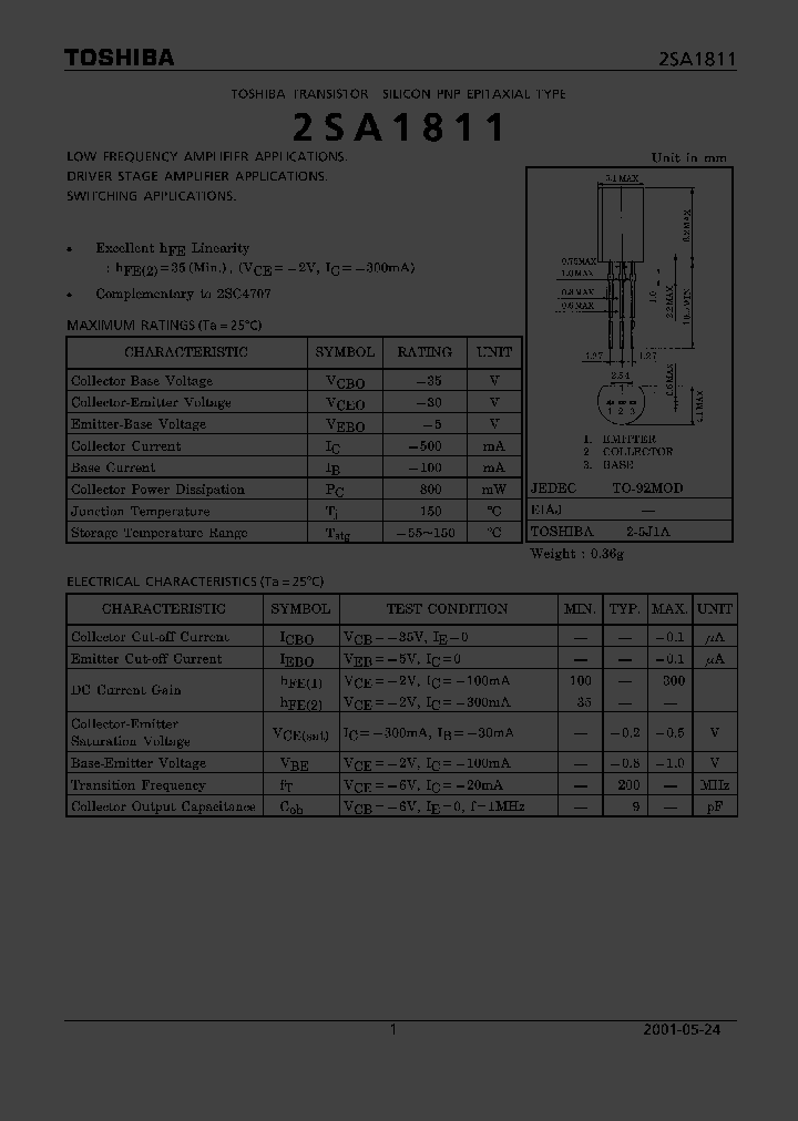 2SA1811_249179.PDF Datasheet