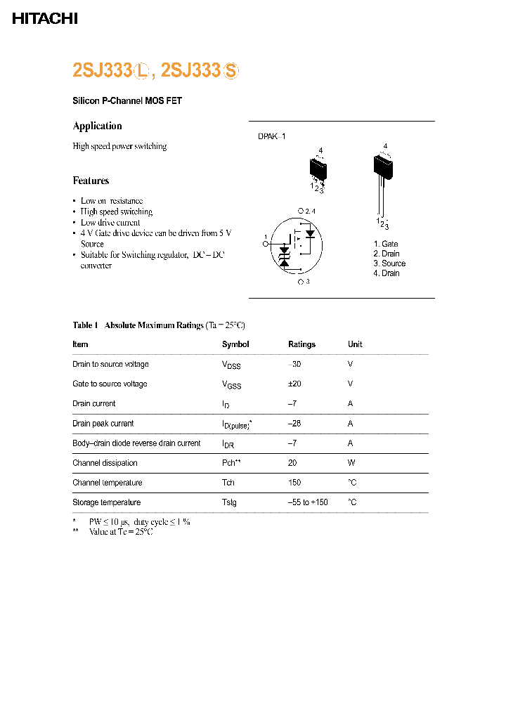 2SJ333S_335116.PDF Datasheet