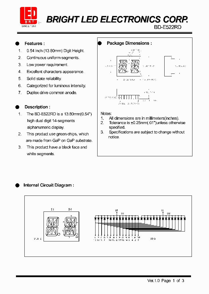 BD-E522RD_540372.PDF Datasheet
