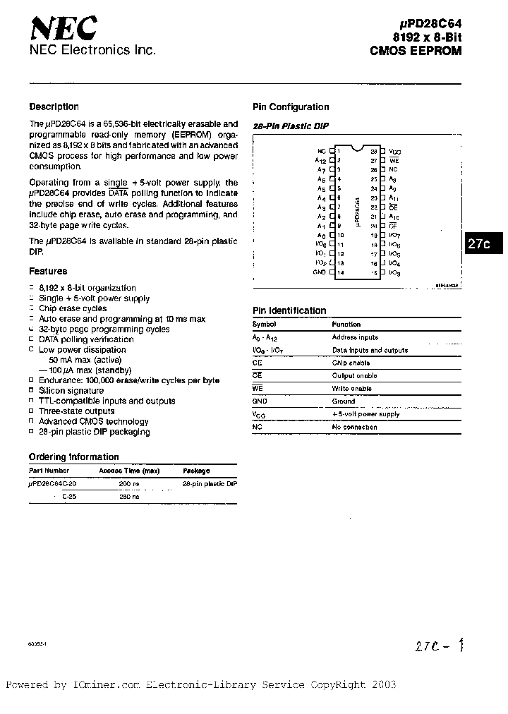 UPD28C64C-25_335303.PDF Datasheet