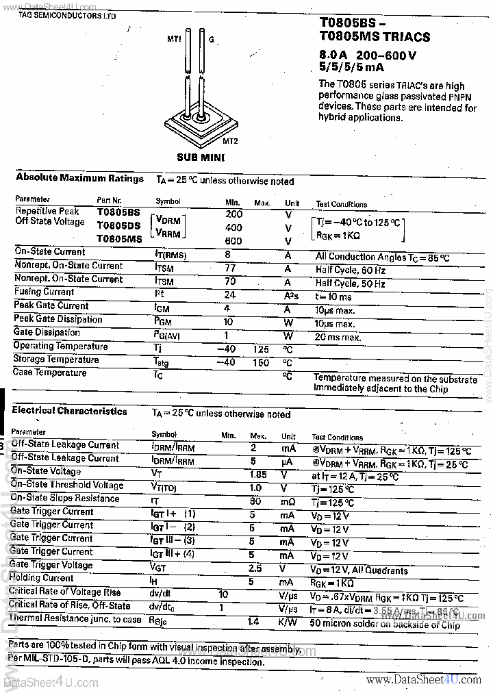 T0805BS_214784.PDF Datasheet