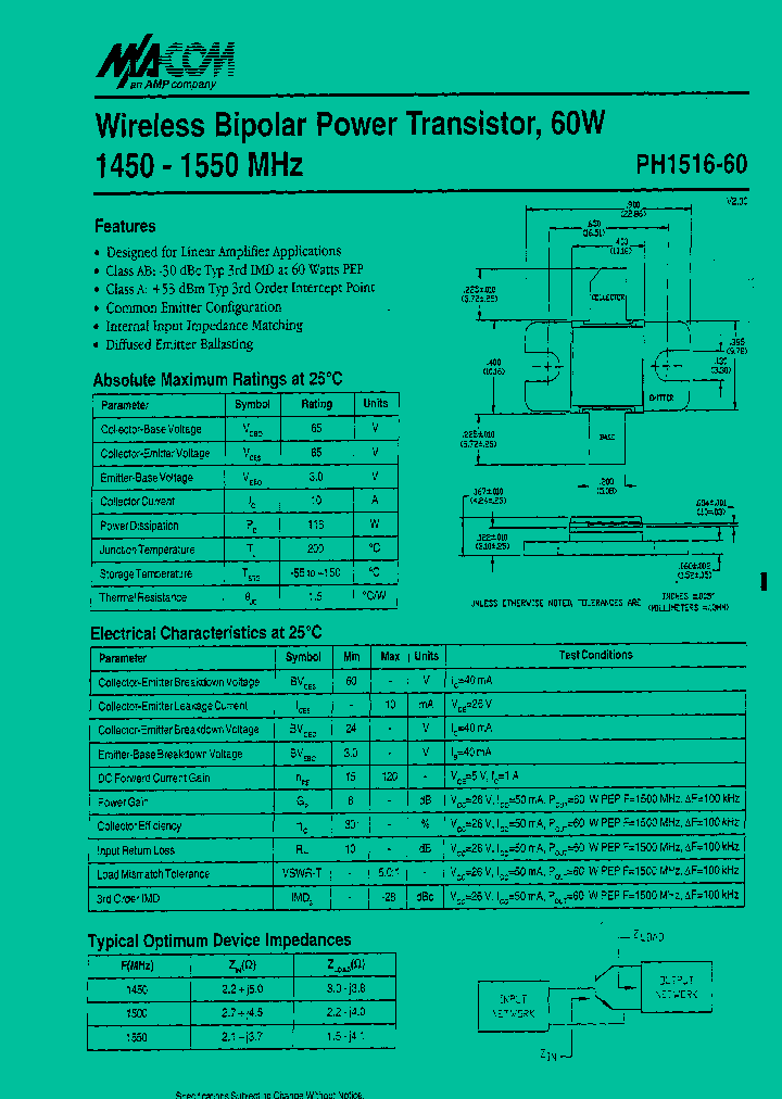PHI516160_216900.PDF Datasheet
