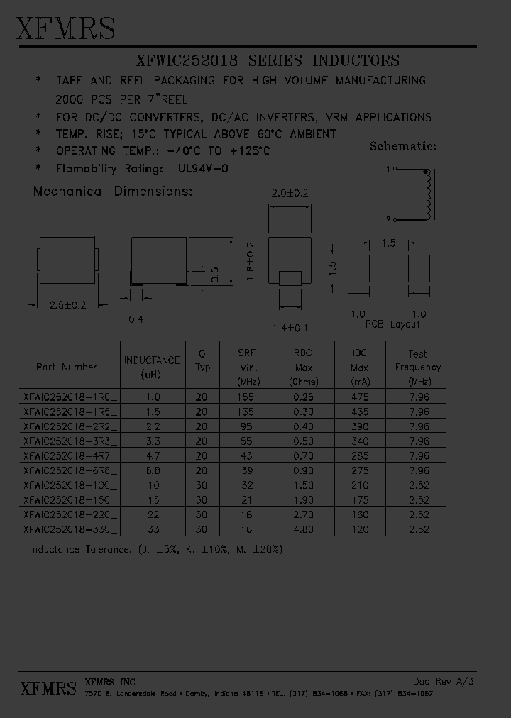 XFWIC252018-220_546032.PDF Datasheet