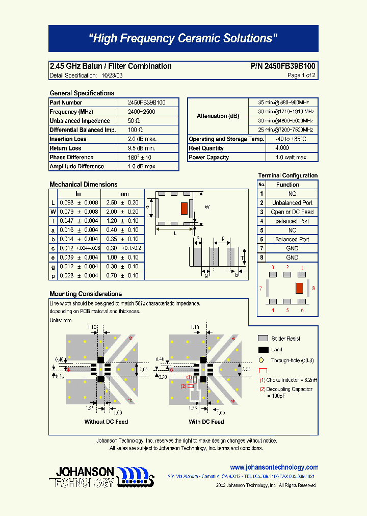 2450FB39B100_546092.PDF Datasheet