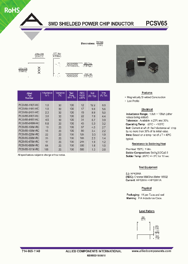 PCSV65-2R3T-RC_442976.PDF Datasheet
