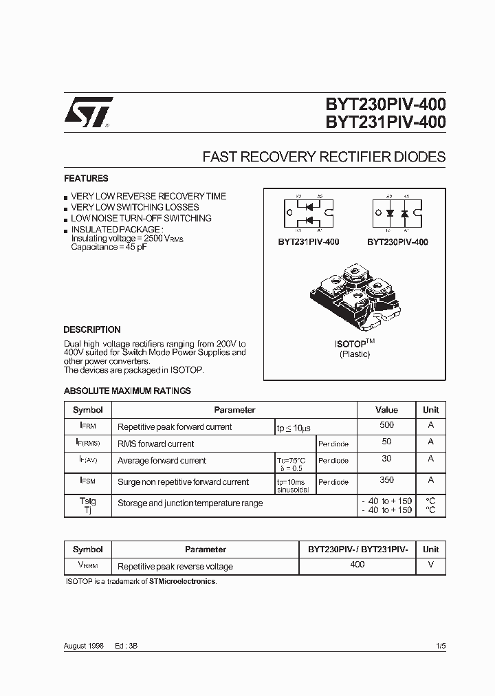 BYT231PIV-400_336790.PDF Datasheet