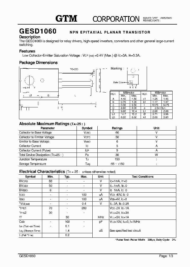 GESD1060_445853.PDF Datasheet