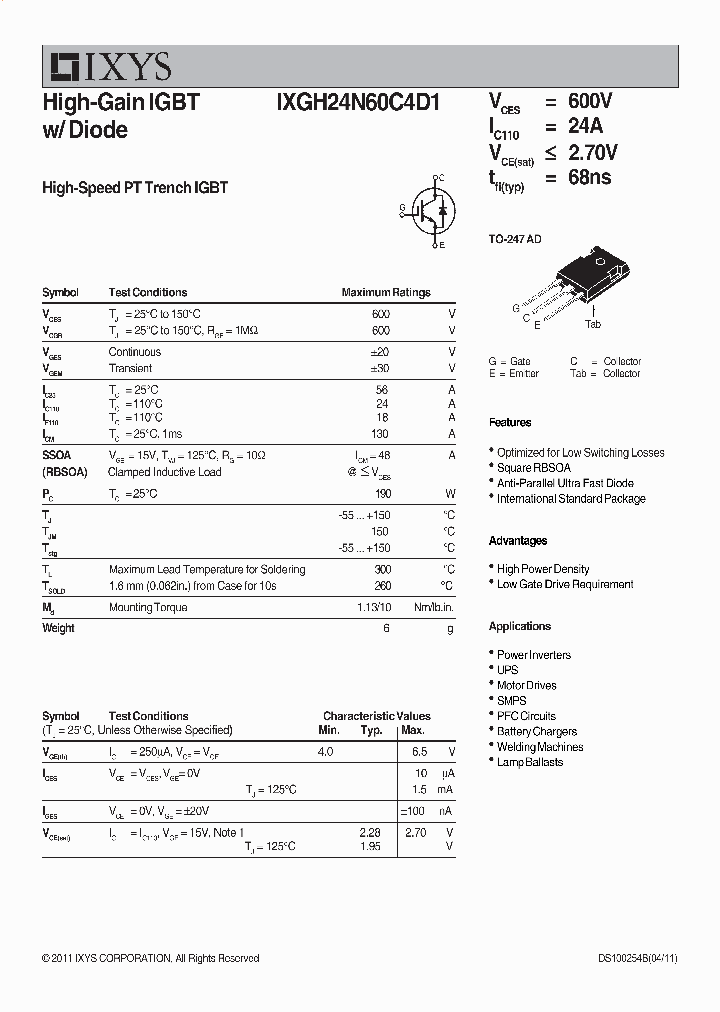 IXGH24N60C4D1_447224.PDF Datasheet