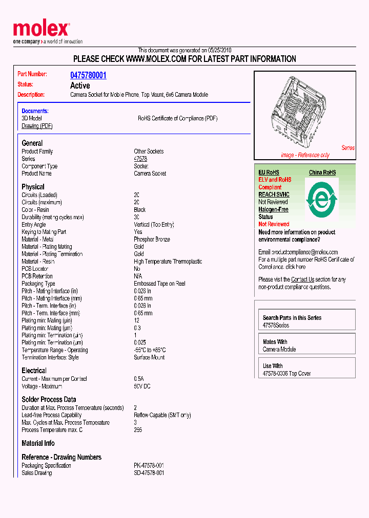 47578-0001_447878.PDF Datasheet