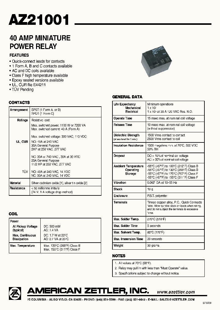 AZ21001-1A-120A_557169.PDF Datasheet