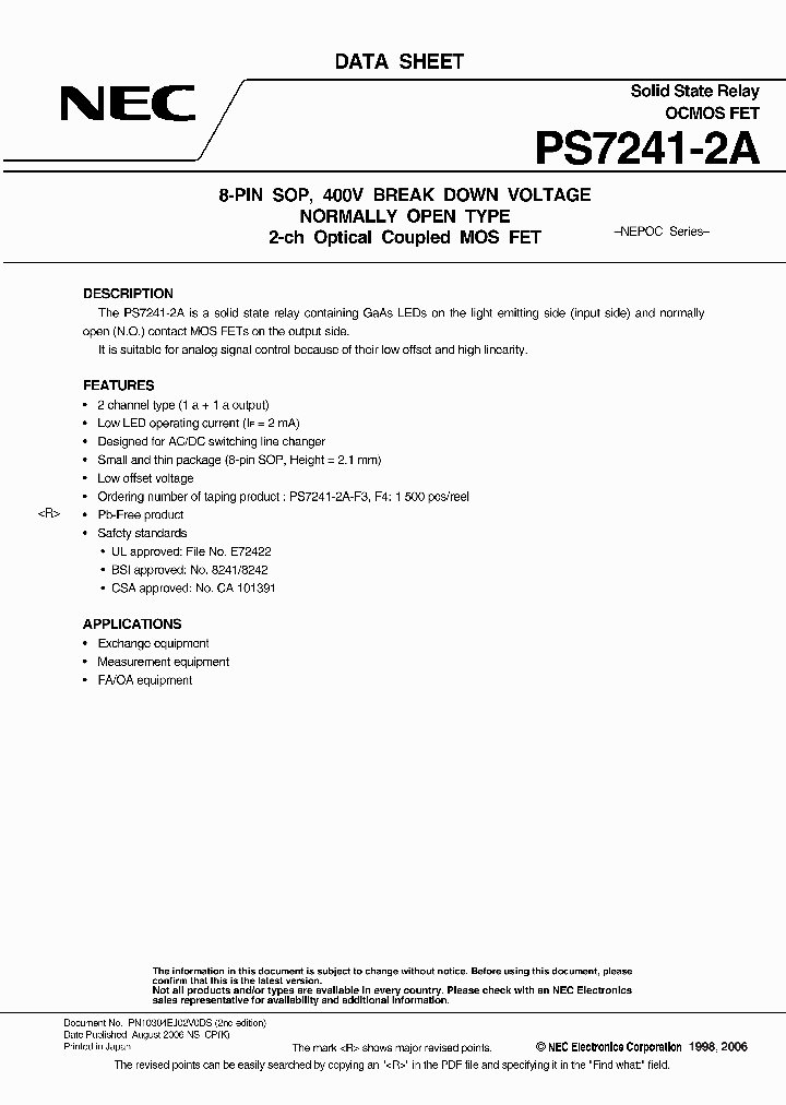 PS7241-2A-F4-A_448730.PDF Datasheet