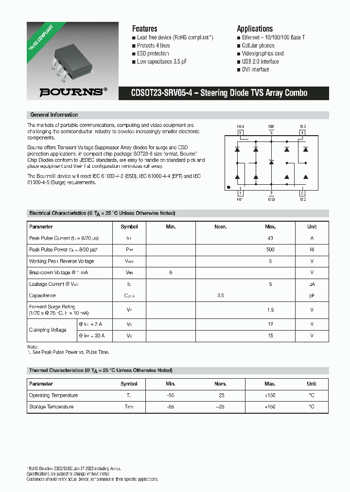 CDSOT23-SRV05-4_558876.PDF Datasheet