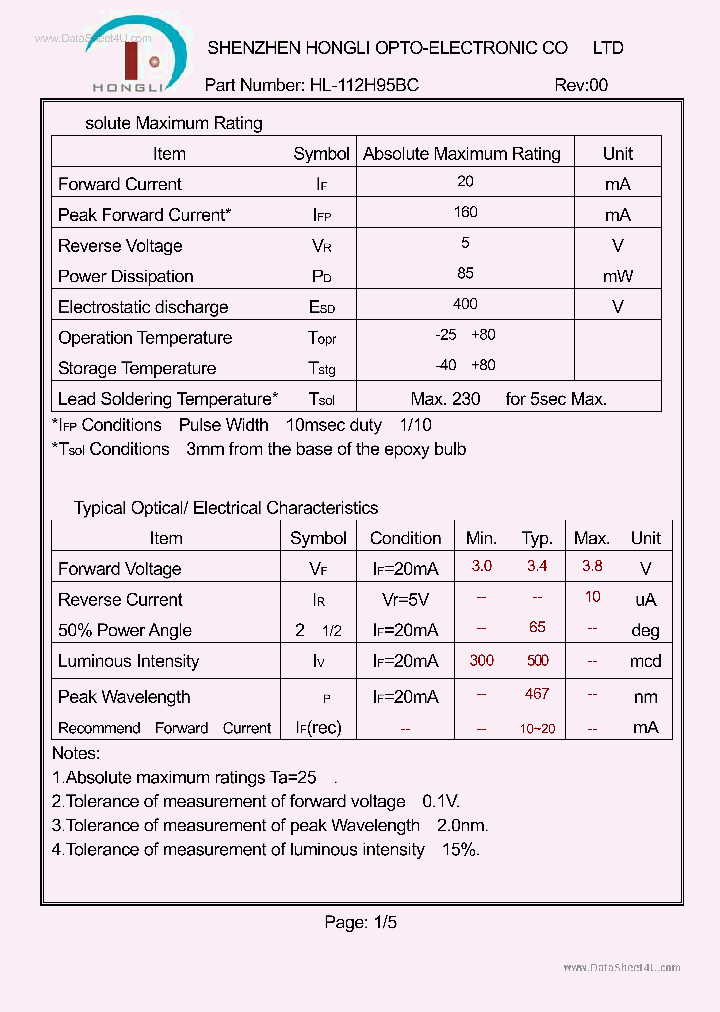 HL-112H95BC_231233.PDF Datasheet