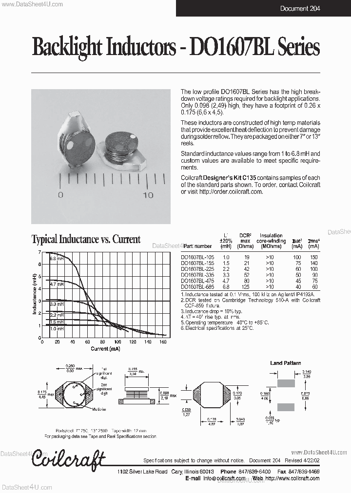 DO1607BL_234069.PDF Datasheet