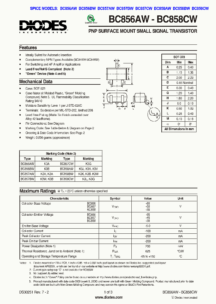 BC857AW-7-F_564761.PDF Datasheet