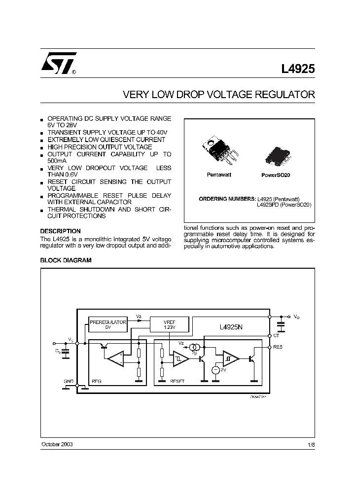 L4925PD013TR_254177.PDF Datasheet