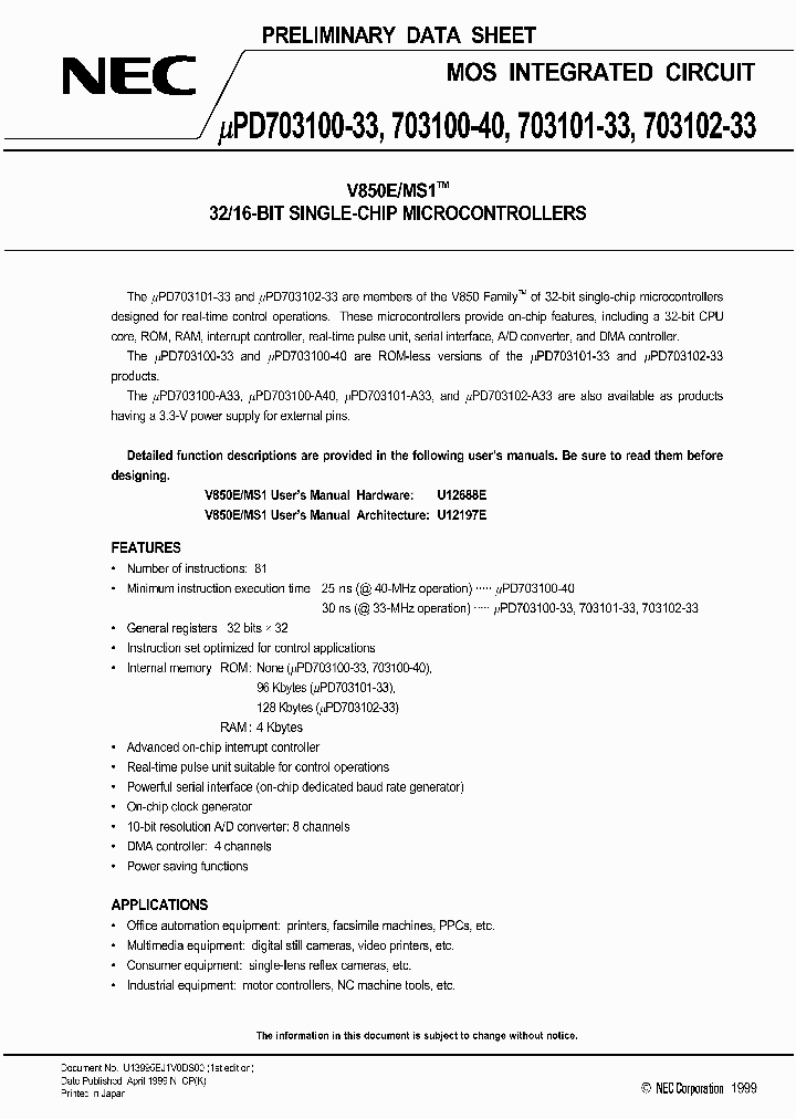 UPD703100GJ-33-8EU_338765.PDF Datasheet