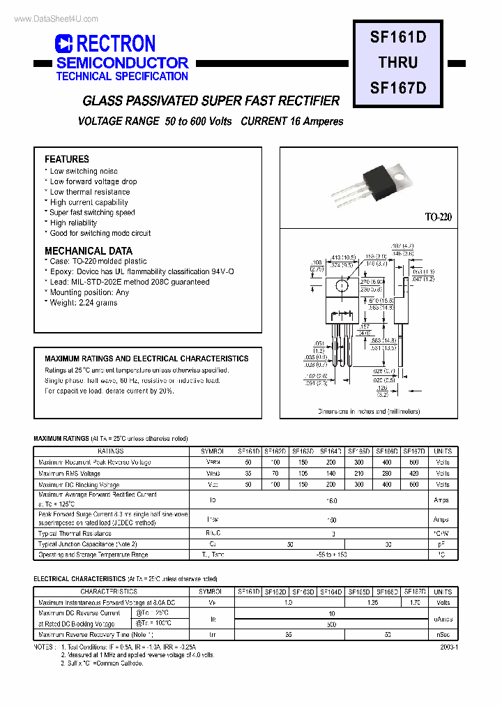 SF161D_235584.PDF Datasheet