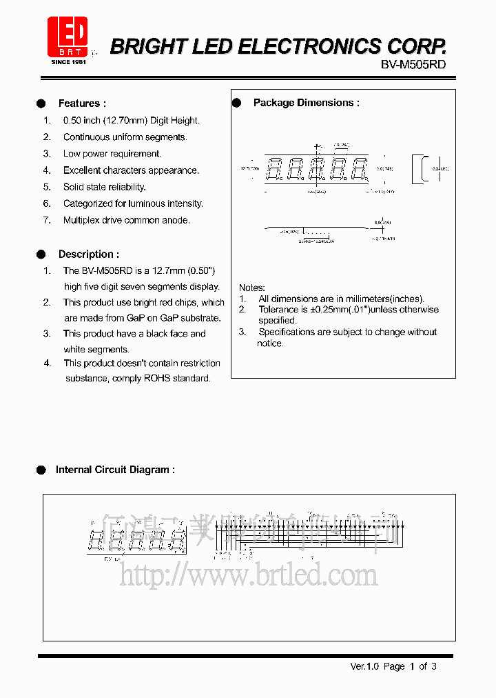 BV-M505RD_570989.PDF Datasheet