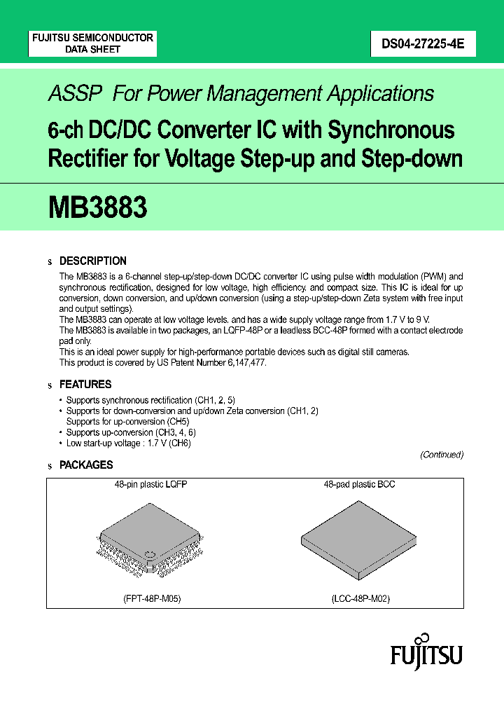 MB3883_461629.PDF Datasheet