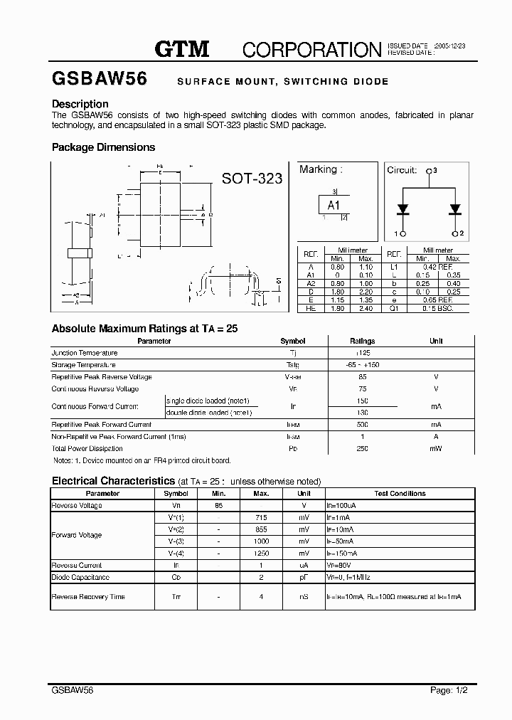 GSBAW56_574372.PDF Datasheet