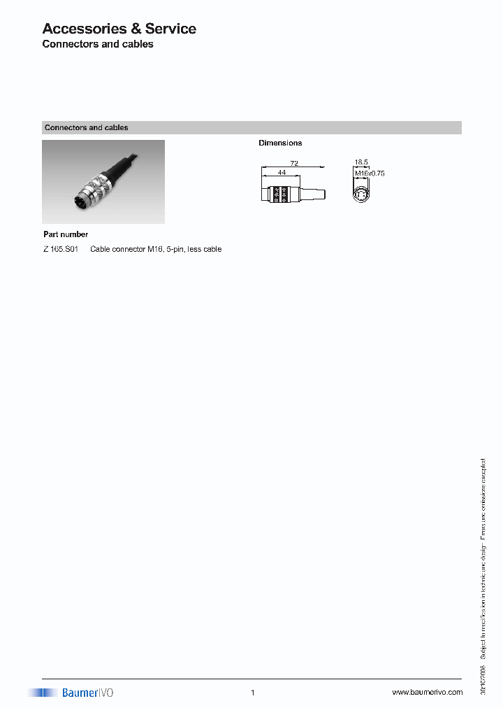 Z165S01_464849.PDF Datasheet