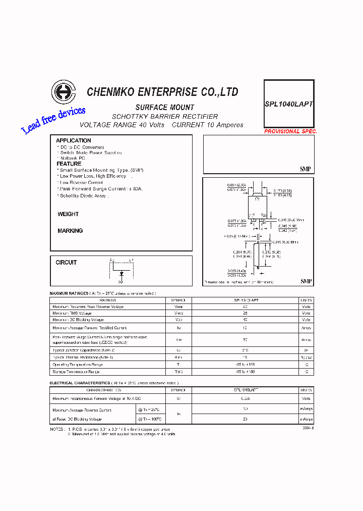 SPL1040LAPT_465003.PDF Datasheet