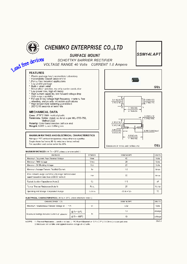 SSM14LAPT_465007.PDF Datasheet