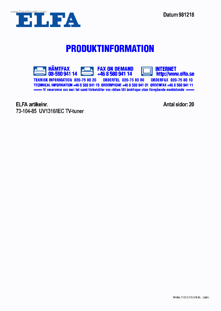 UV1316_236119.PDF Datasheet