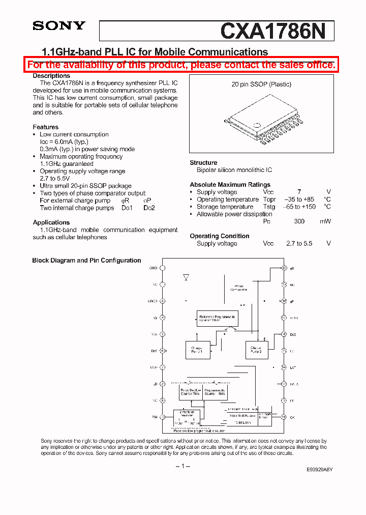 CXA1786N_257308.PDF Datasheet