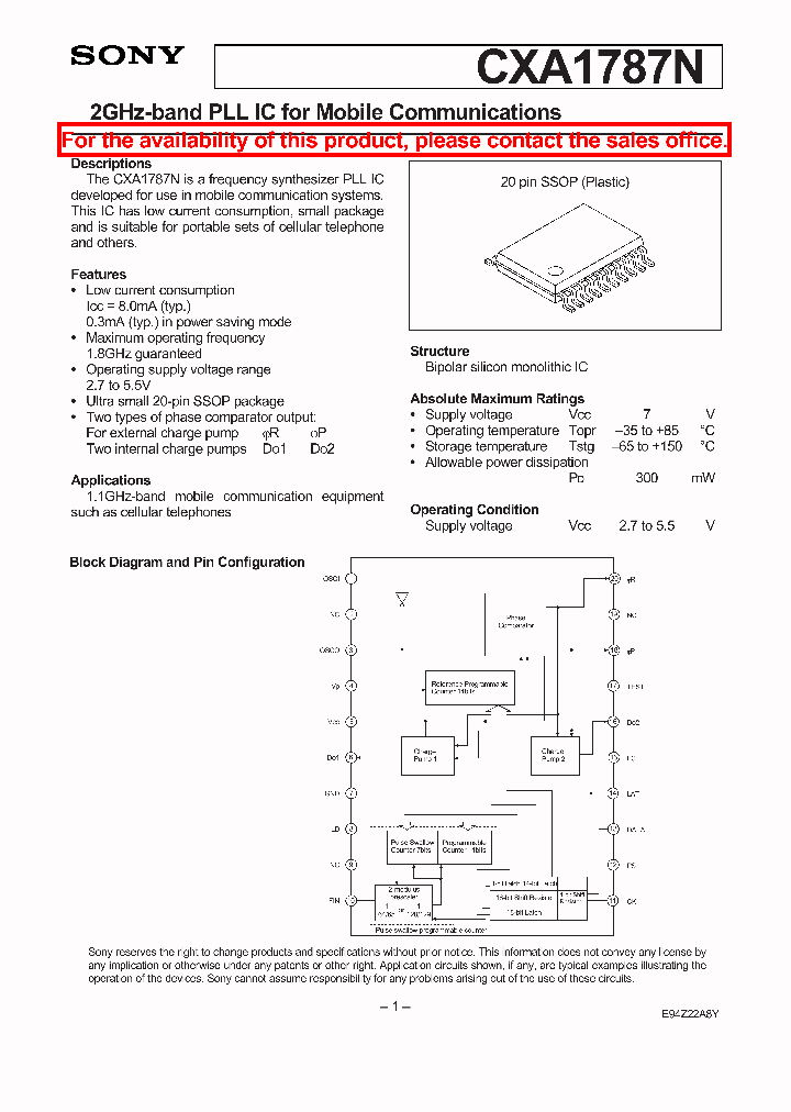 CXA1787N_257309.PDF Datasheet