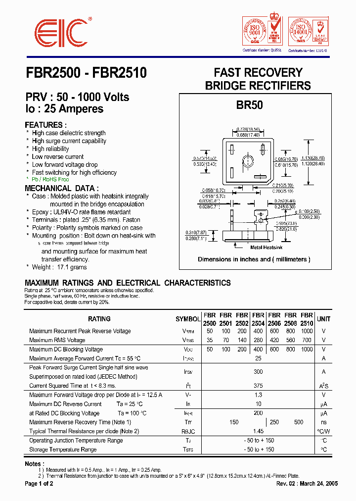 FBR250005_467055.PDF Datasheet