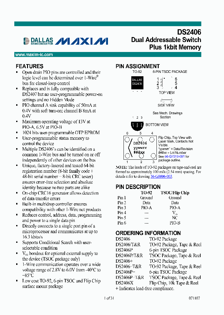DS2406PT_474701.PDF Datasheet