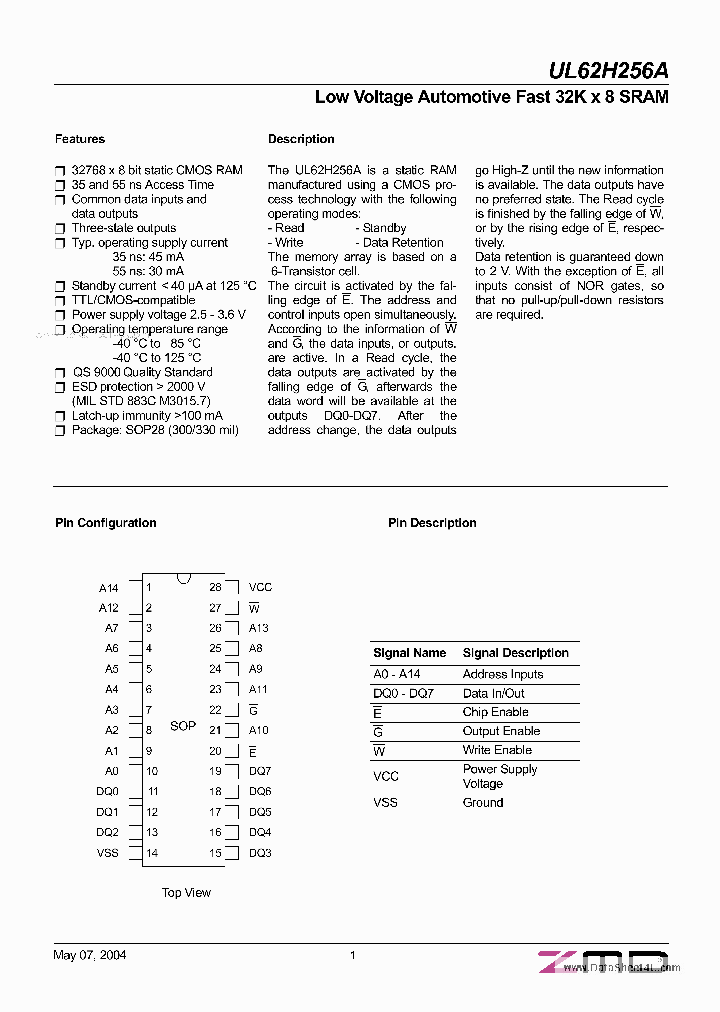 UL62H256A_236051.PDF Datasheet