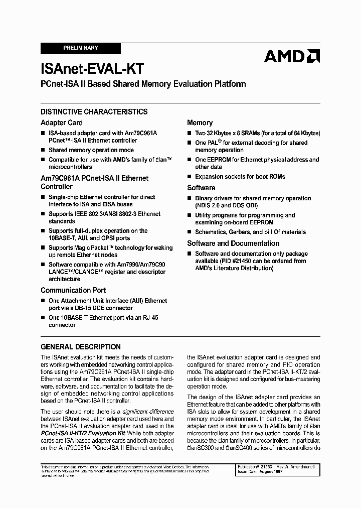 ISANET-EVAL-KT_257630.PDF Datasheet