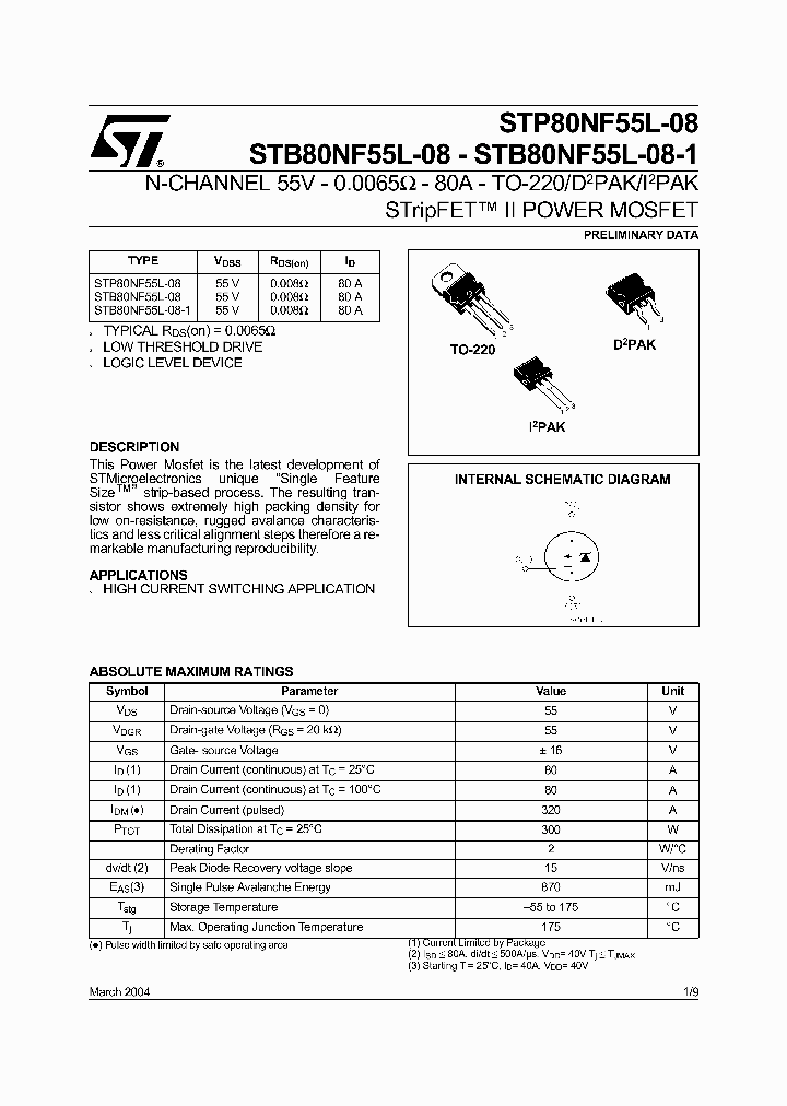 STB80NF55L-08-1_258256.PDF Datasheet