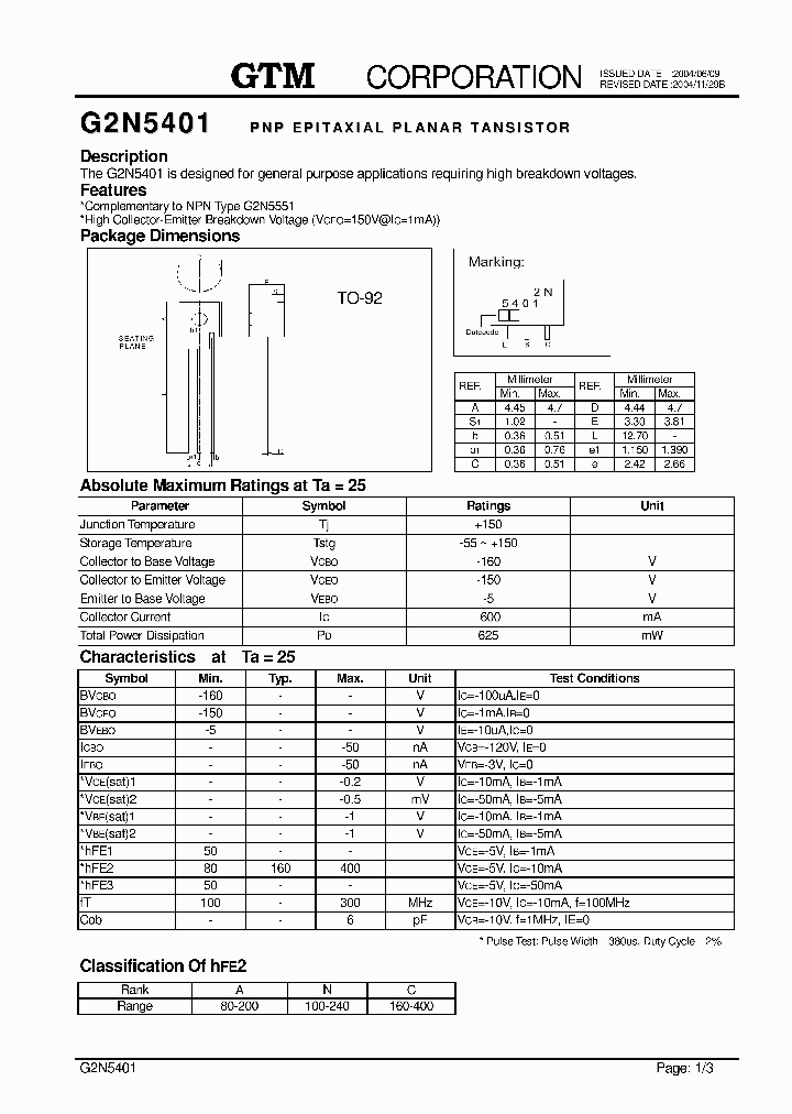 G2N5401_589842.PDF Datasheet