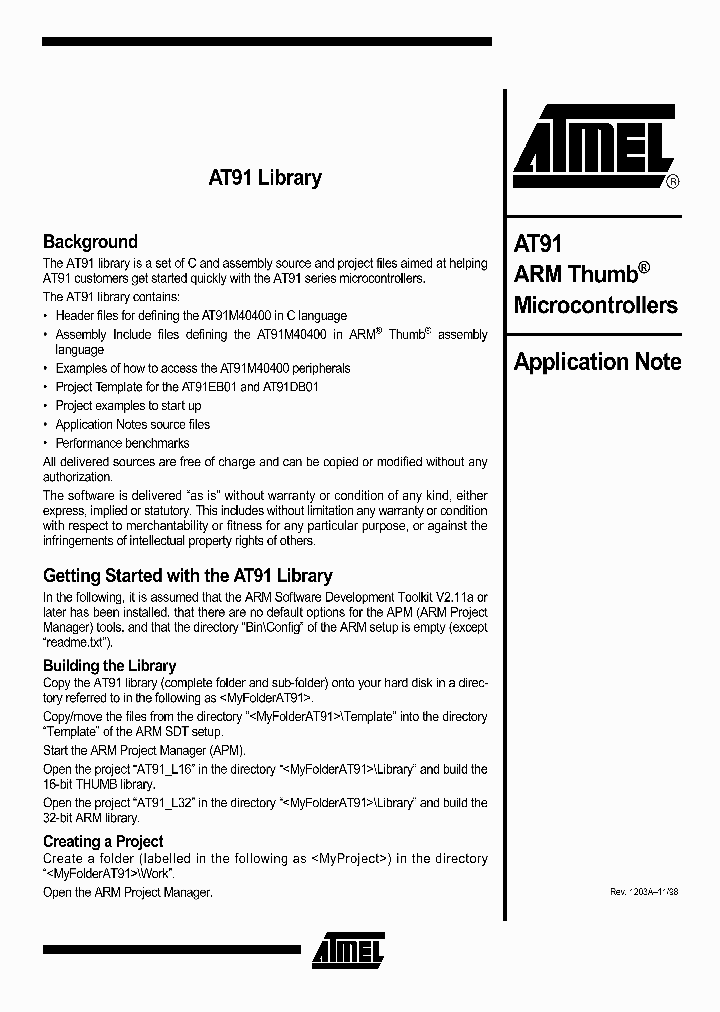 AT91M40416-25CC_499620.PDF Datasheet