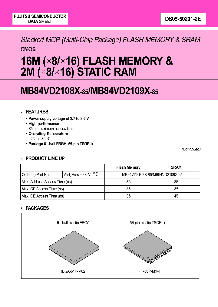MB84VD21081-85-PBS_557307.PDF Datasheet