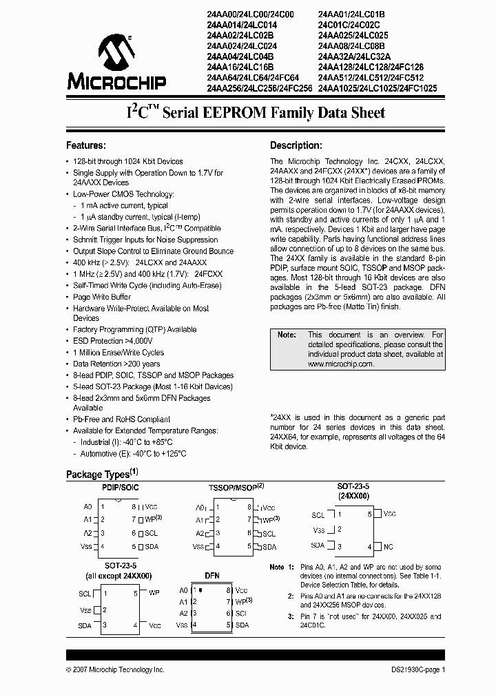 24LC01H-EMS_344509.PDF Datasheet