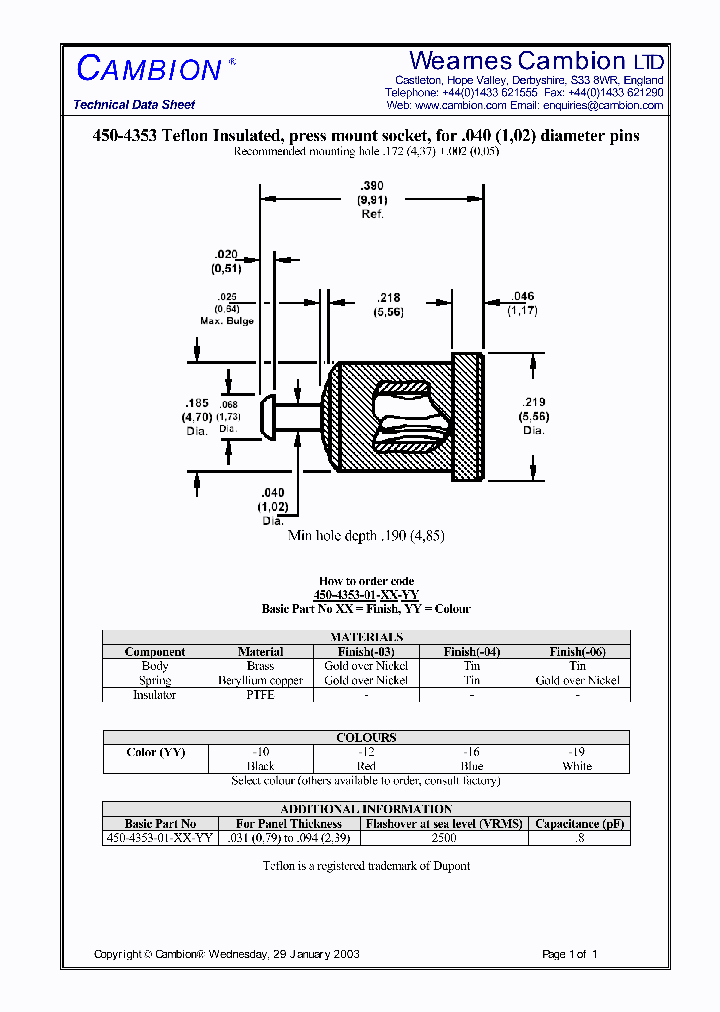 450-4353_564056.PDF Datasheet