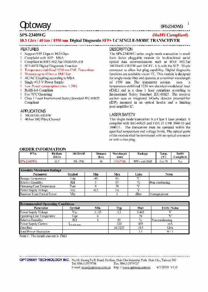 SPS-2340WG_566624.PDF Datasheet