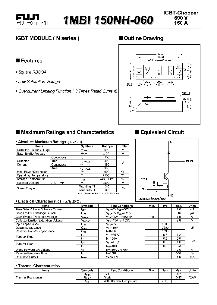 1MBI150NH-060_275664.PDF Datasheet